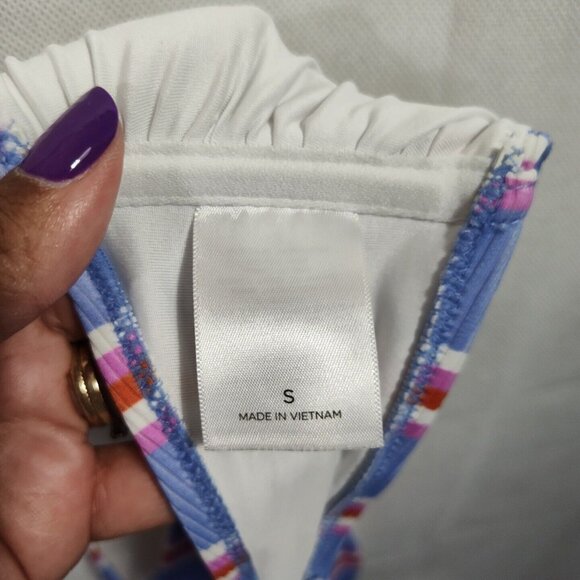 Shade & Shore Purple Strapless Bikini Swim Top Women Size S 4-6 SEE DESCRIPTION - Picture 8 of 10